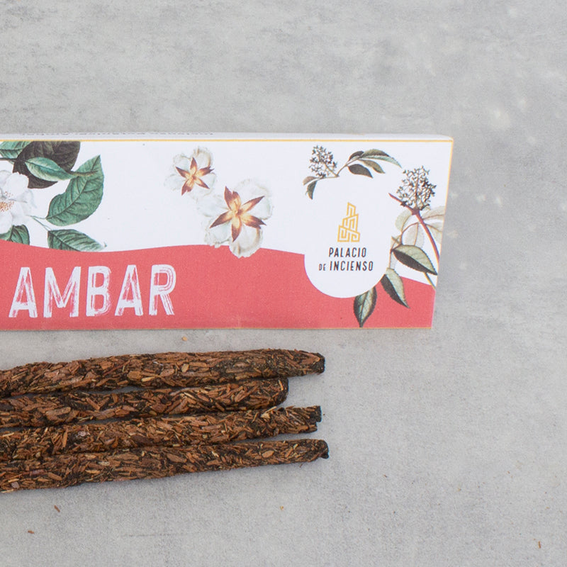 INCIENSO BOTÁNICO DE AMBAR - PROTECCIÓN Y BUENA SUERTE
