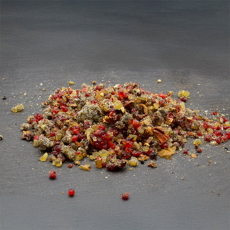 Incienso Cofrade a Granel El Cerro en formato de 1kg y 500g, con fragancias profundas y florales, ideal para ceremonias religiosas y pasos de vírgenes