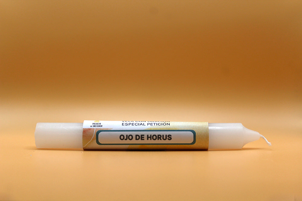 VELA CON ORACIÓN OJO DE HORUS