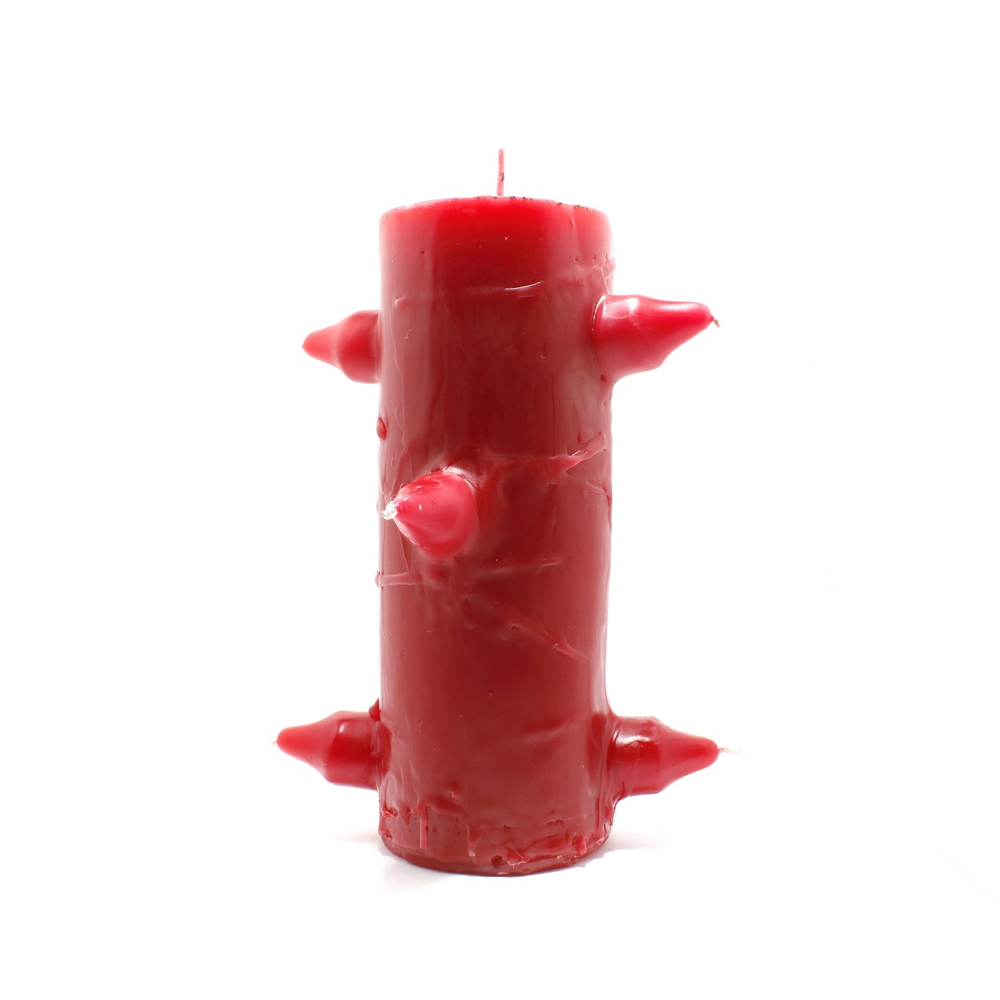 VELÓN 7 MECHAS ROJO