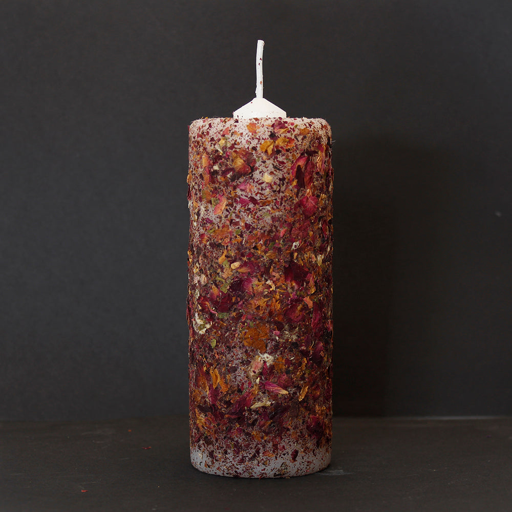 VELÓN HERBÓREO DE ROSAS, ATRAE EL AMOR Y LA SALUD