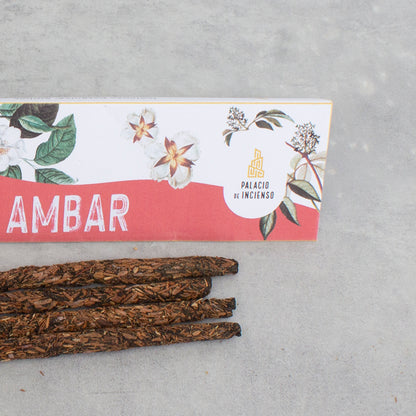 INCIENSO BOTÁNICO DE AMBAR - PROTECCIÓN Y BUENA SUERTE