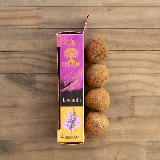 Bombitas de incienso lavanda para armonía y limpieza energética