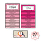 Colección mayorista de 27 etiquetas de amor para péndulo hebreo – producto esotérico para reventa