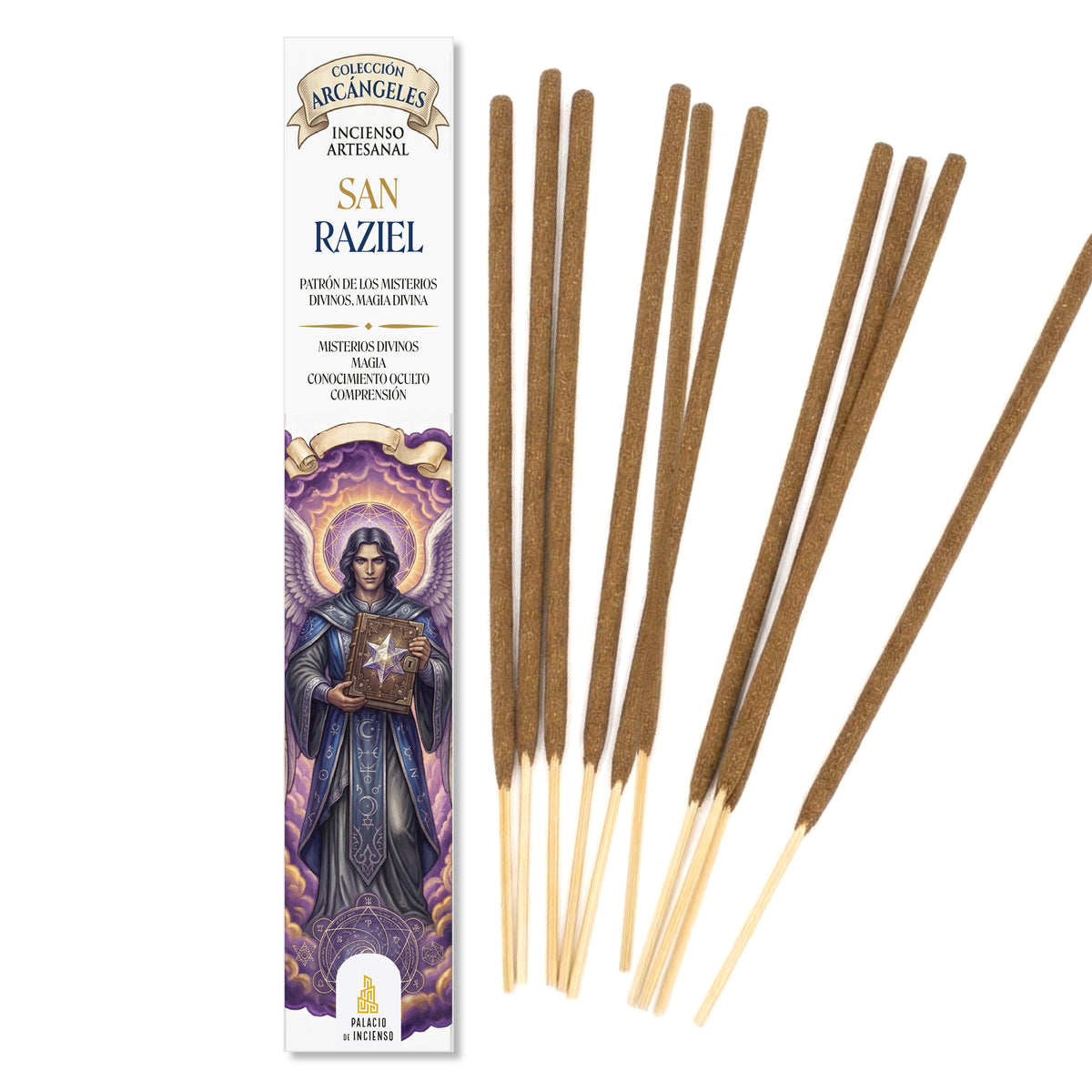 Incienso San Raziel Arcángel al por mayor para tiendas esotéricas.