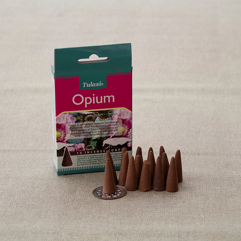 Incienso en cono Opium para atracción, pasión y protección