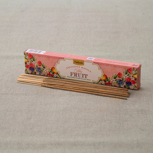 Incienso frutal Masala Tulasi 15G en caja receptora