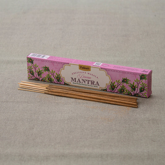 Incienso Mantra Masala Tulasi 15G en caja y varillas
