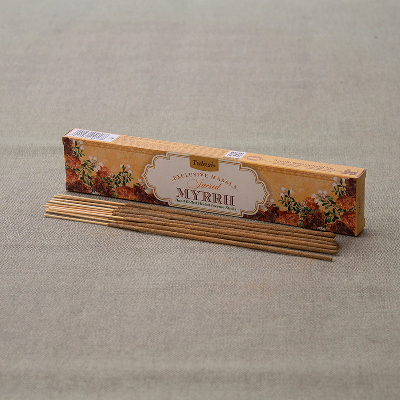 Incienso de mirra Tulasi Masala 15G en paquete individual