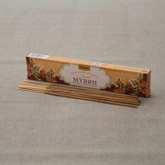 Incienso de mirra Tulasi Masala 15G en paquete individual