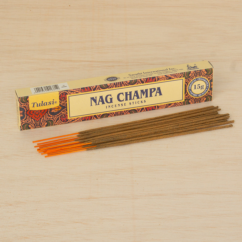 Incienso Nag Champa TULASI 15G en formato individual