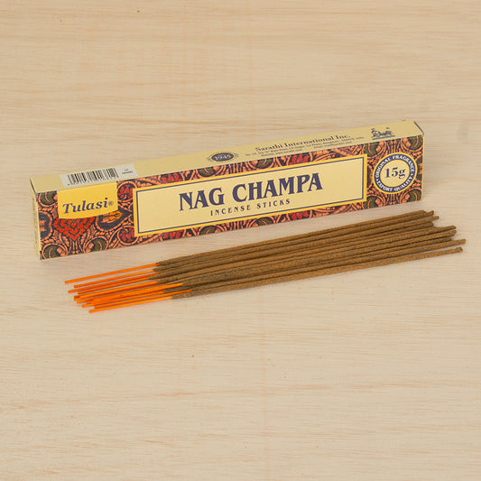 Incienso Nag Champa TULASI 15G en formato individual