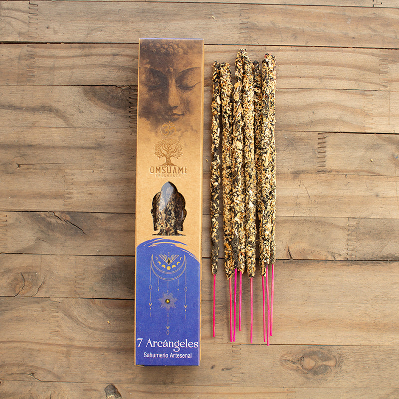 Incienso Smudge Budha 7 Arcángeles 25 g en caja lista para venta