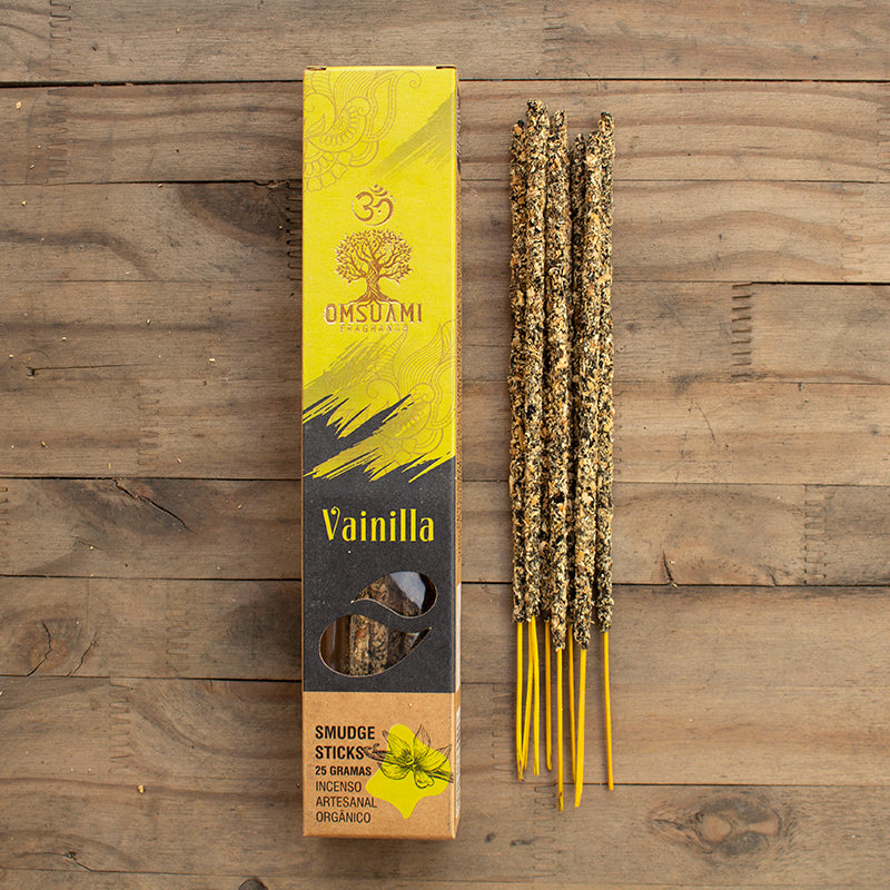 Incienso smudge vainilla 25g en formato esotérico