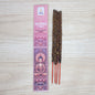 Varitas gruesas de incienso artesanal Palo Santo y Rosas hechas a mano, aroma purificador y floral, venta mayorista