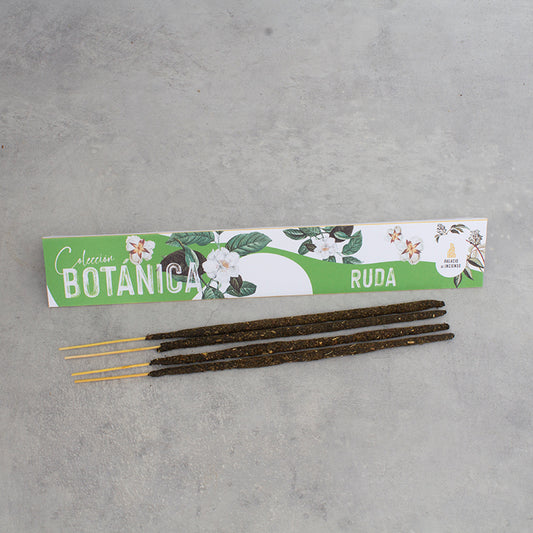 Varita de incienso de ruda artesanal gruesa, protección energética y buena suerte (venta mayorista)