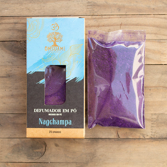 Sahumerio en polvo Nag Champa 25g en formato de venta al por mayor