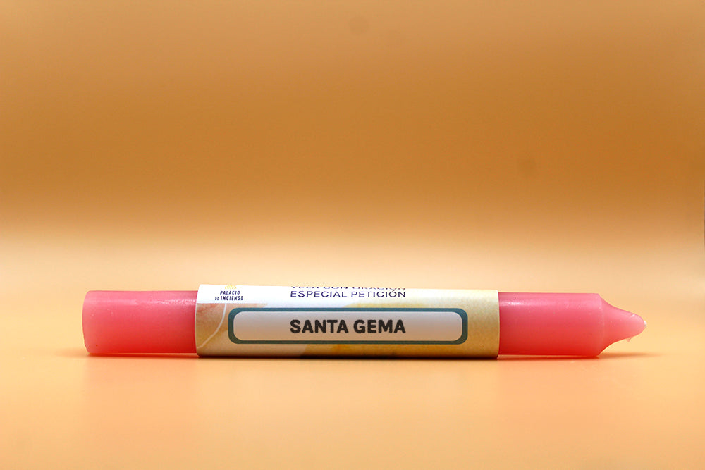 VELA CON ORACIÓN SANTA GEMA ESPECIAL FERTILIDAD Y EMBARAZO