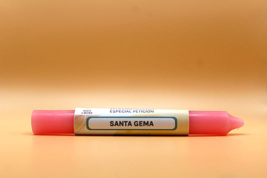 VELA CON ORACIÓN SANTA GEMA ESPECIAL FERTILIDAD Y EMBARAZO